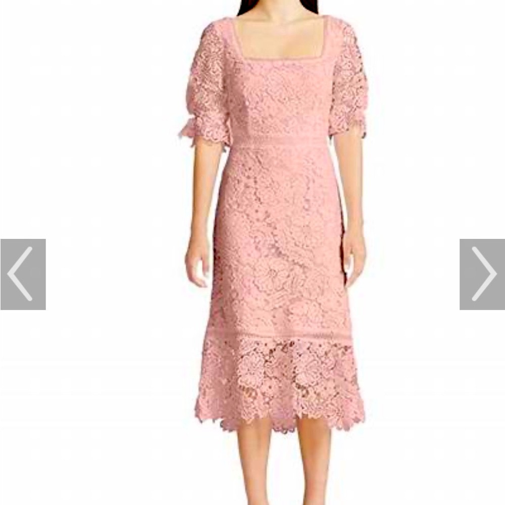 NWT $119 BB Dakota ‘Did It My Way’ Pale Pink Lace Dress by Steve Madden